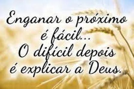 NÃO DÊ OUVIDO AO INIMIGO!